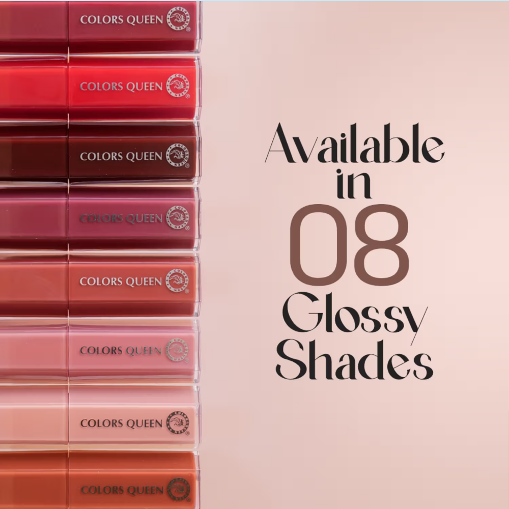 Colors Queen High Shine Gloss Stick enriched with Vitamin E & Squalane