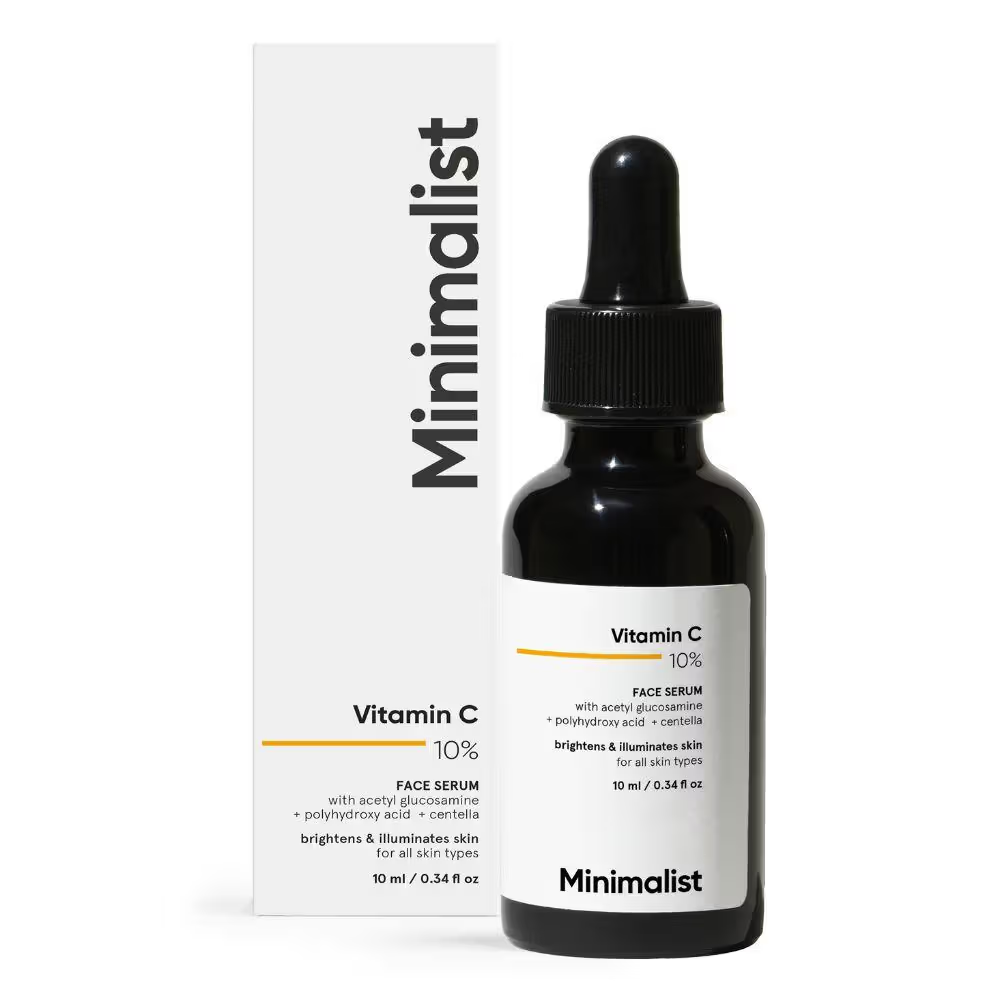 Minimalist 10% Vitamin C Serum For Face For Glowing Skin For Beginners