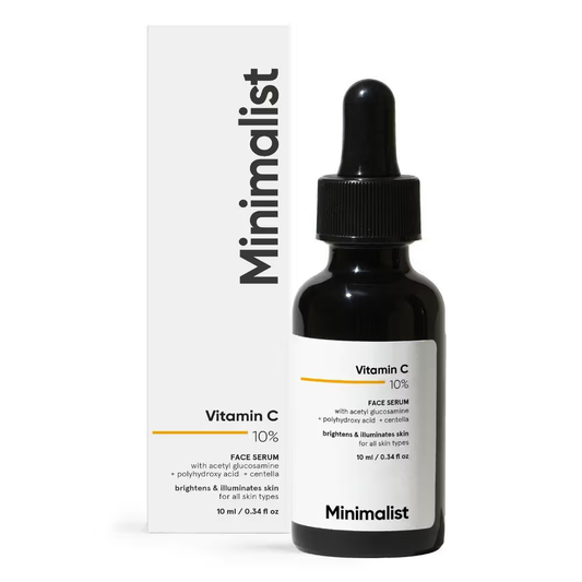 Minimalist 10% Vitamin C Serum For Face For Glowing Skin For Beginners