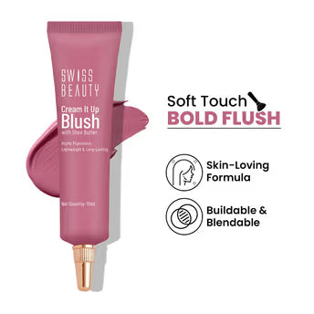 Swiss Beauty Cream It Up Blusher With Shea Butter