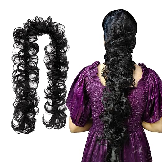 TEMPERIA Messy Hair Frills Extensions for Women and Girls