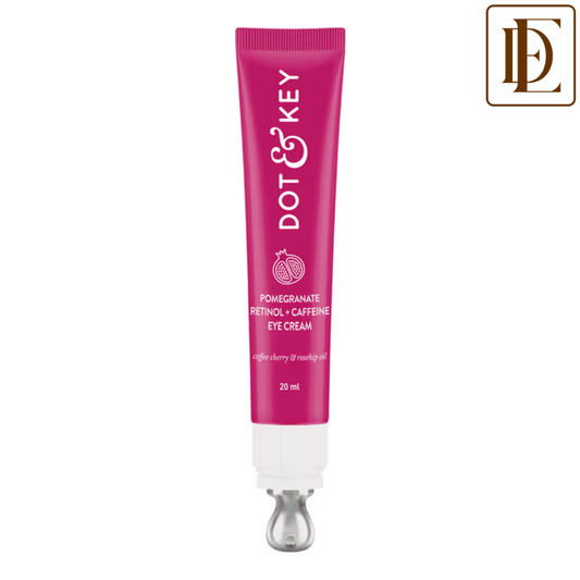 Dot & Key Pomegranate Retinol + Caffeine Eye Cream, Coffee Cherry & Rosehip Oil, Depuffs Under Eyes