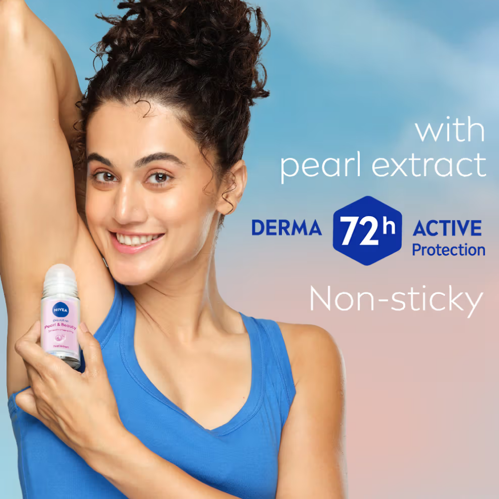 NIVEA Body Roll On (Pearl & Beauty)