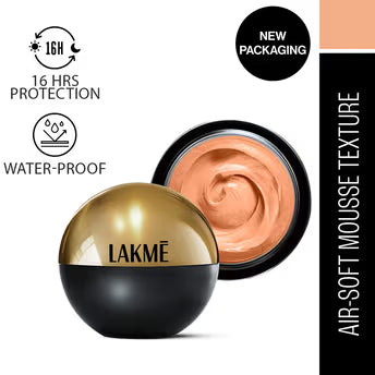 Lakme Xtraodin Airy Mattereal Mousse Foundation With SPF8, Waterproof, Lasts 16 Hr