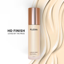 FLiCKA Flawless Femme HD Liquid Foundation Dewy Finish Long Lasting Medium High Coverage